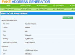 us random address generator