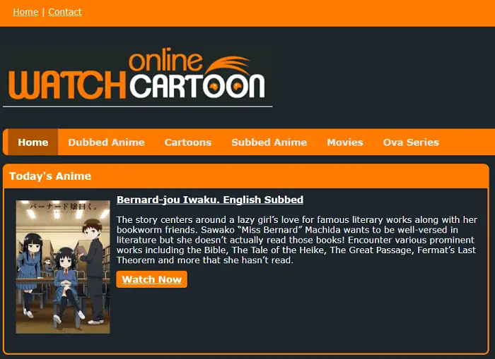 sites to watch cartoons online
